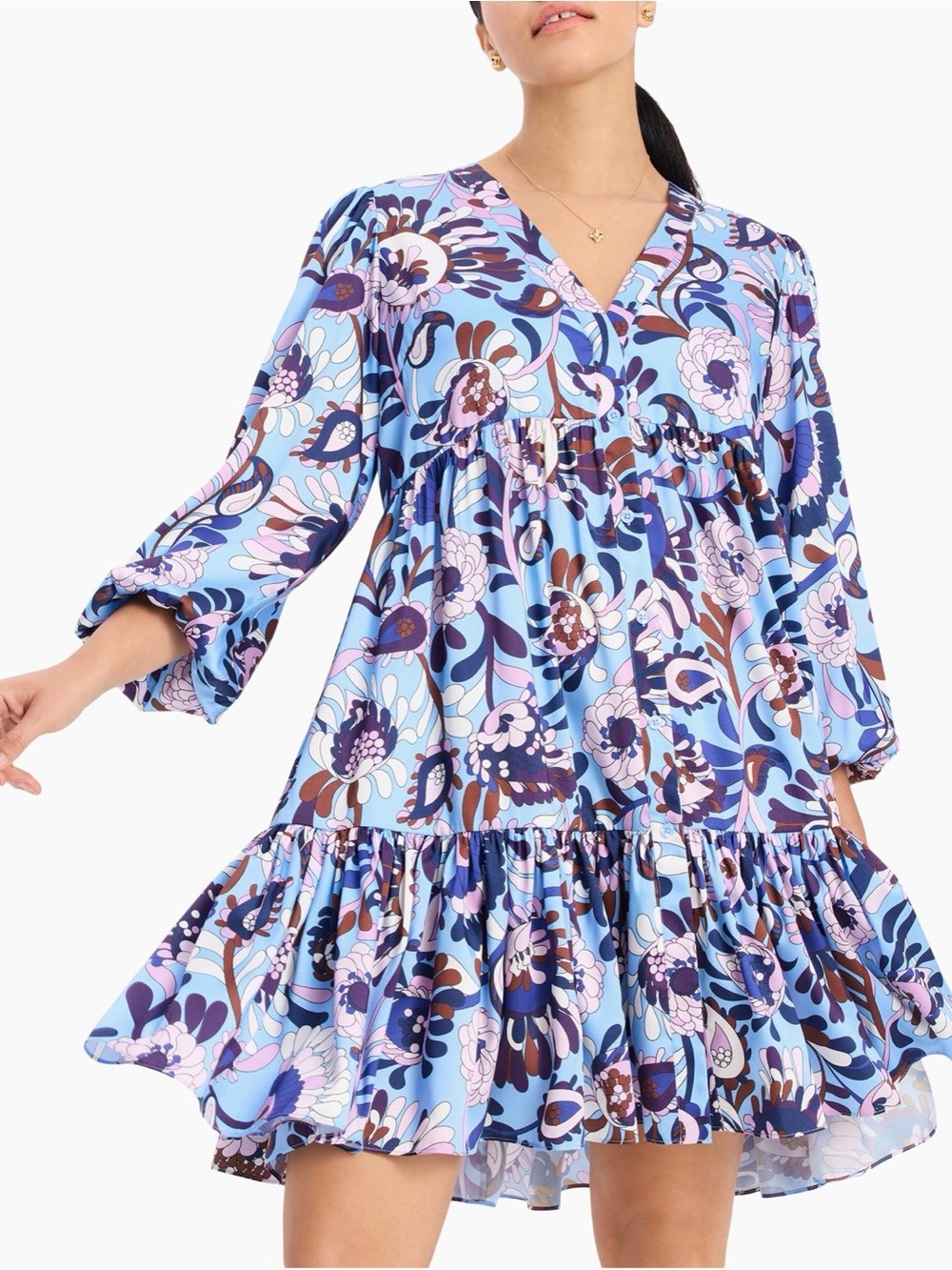 kate spade new york
Autumn Paisley Twill Minidress